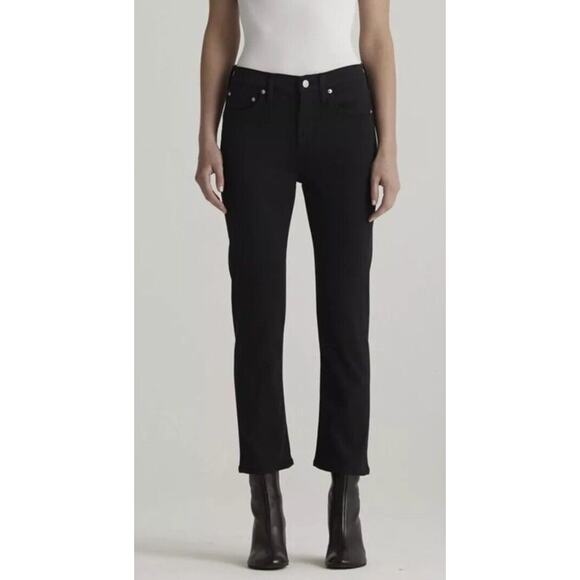 Edwin Pixie 9” Midrise Corduroy Black Skinny Pants Jeans Sz 25 Brand New NWTs - Picture 1 of 13